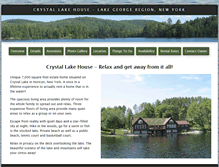 Tablet Screenshot of crystallakehouse.com